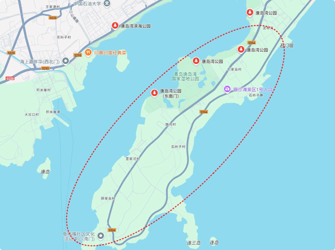 电瓶车环岛路线