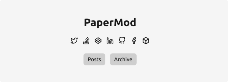 Hugo + Papermod主题 – 搭建博客